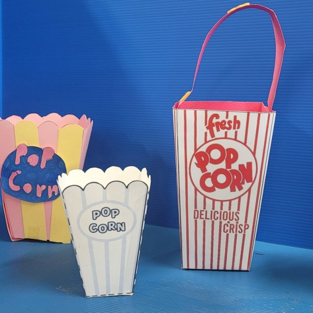 Κουτιά Pop-Corn (Δομές - Κέλυφη)